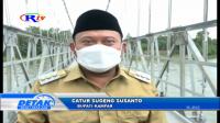 KETUA KOMISI IV DPRD KAMPAR APRESIASI TUNTASKAN PEMBANGUNAN JEMBATAN GANTUNG ARIFIN RUSLAN